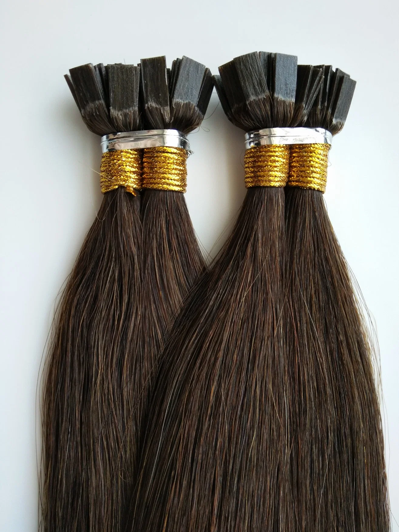 Keratin Pre-Bonded Flat Tip Hair Extension Fusion Hair Weaving