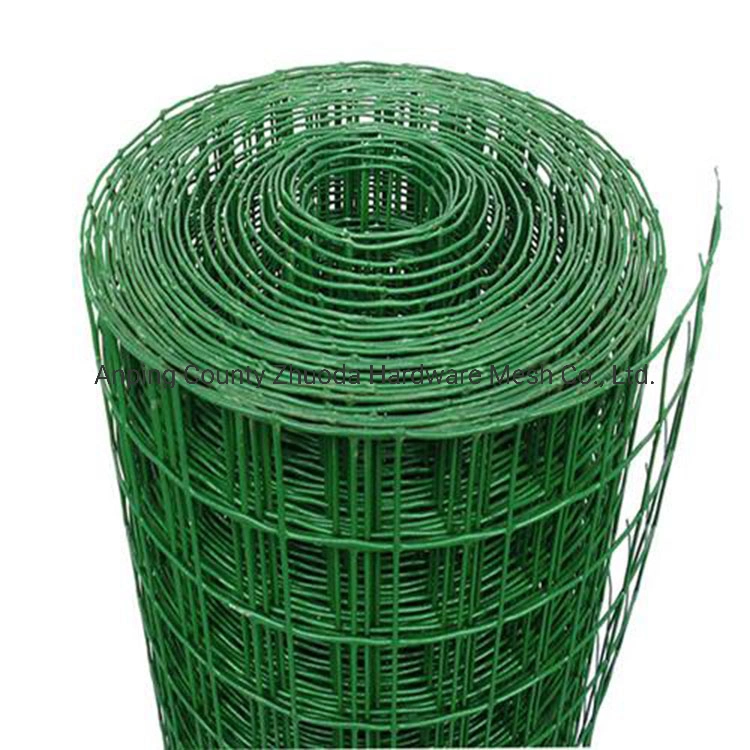 Amazon Low Price PVC Coated Galvanized Welded Wire Mesh Netting Roll