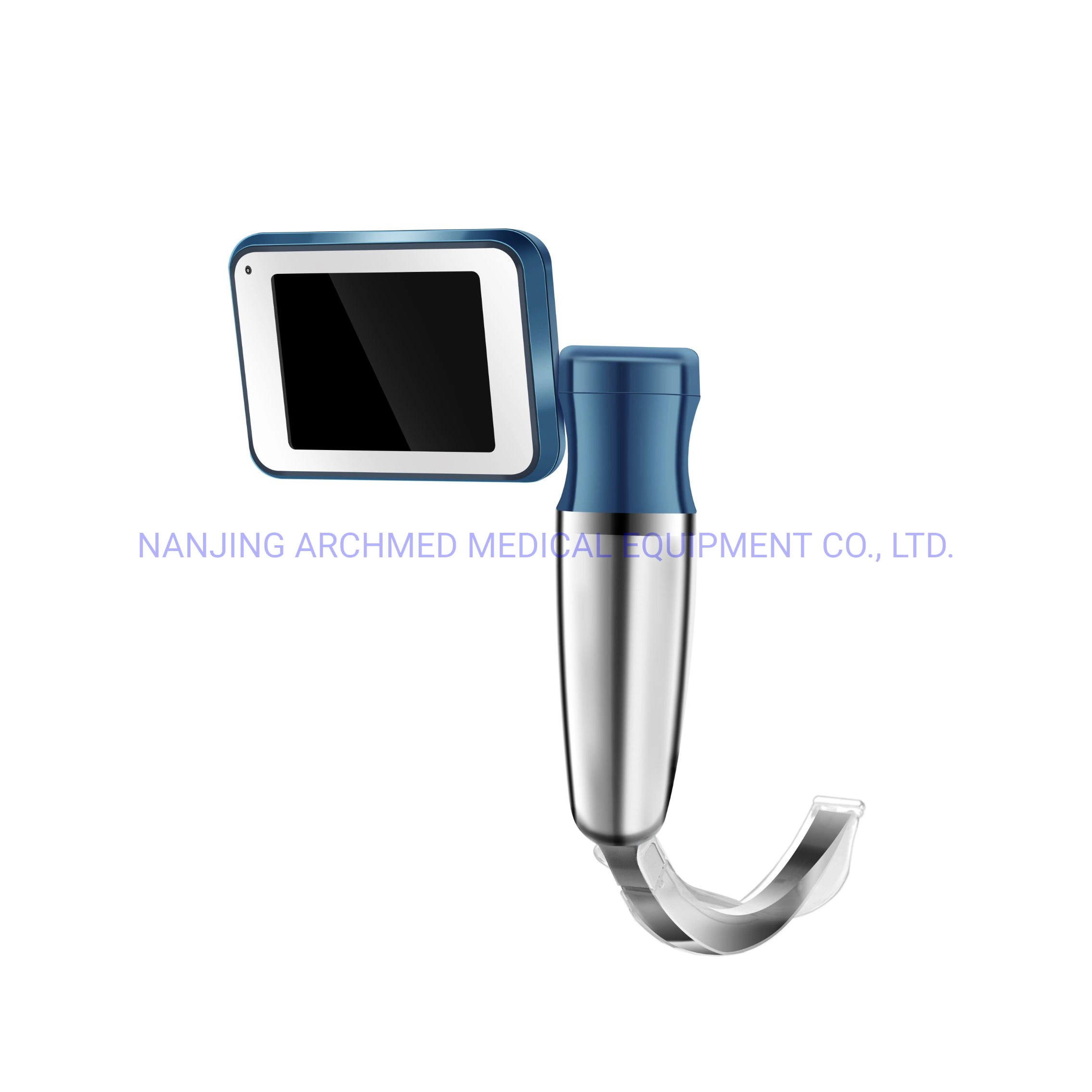 Equipamento médico USB portátil descartável Vídeo laringoscópio com 3" de toque Monitor de ecrã para neonato