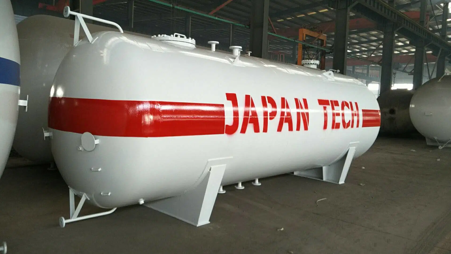 Liquefied Carbon Steel Manten 40ton ASME LPG Gas Tank Plant