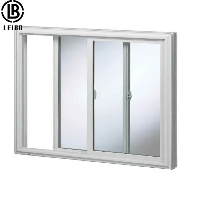 UPVC/perfil de PVC la ventana de plástico de la ventana deslizante con aislamiento doble vidrio Low-E