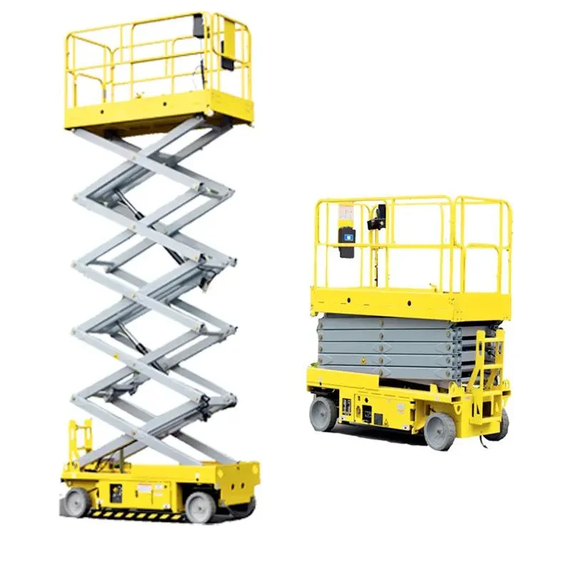 6m 9m Electric Motor Move Lift Hydraulic Scissor Lift Platform Lifting Tools