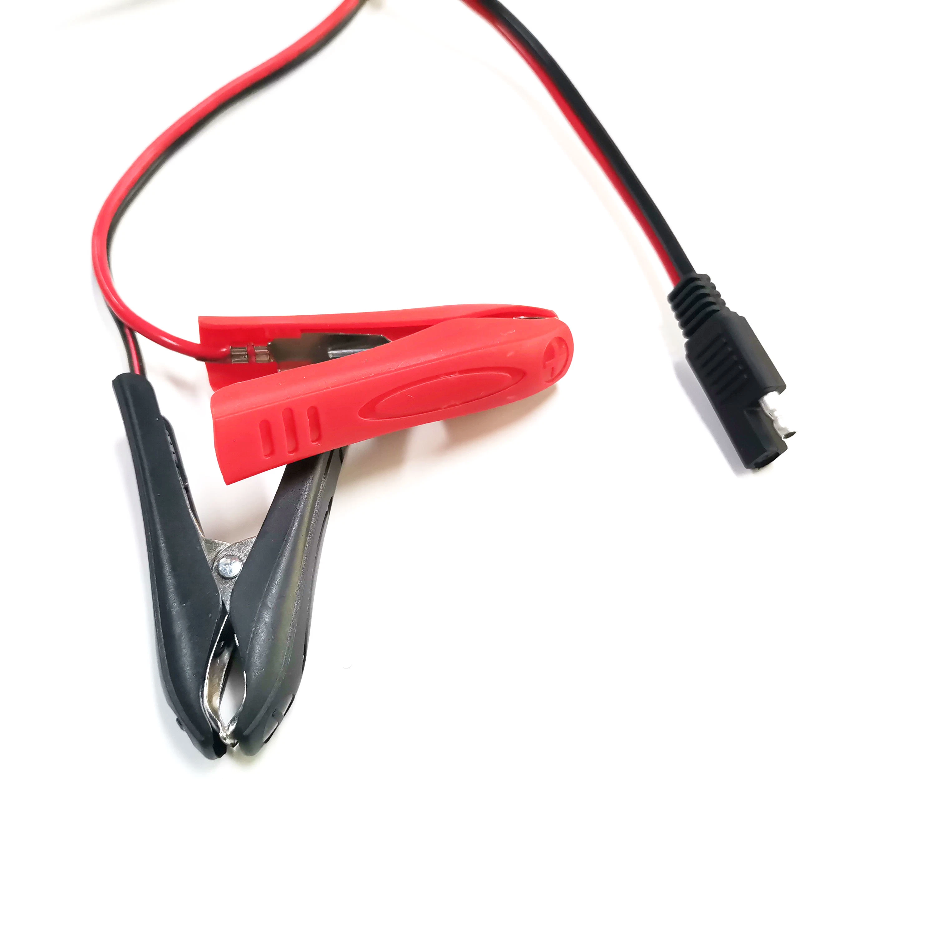 2PIN cable adaptador de conector SAE a pinzas de cocodrilo con interruptor 16AWG 1,5m cable rojo y negro