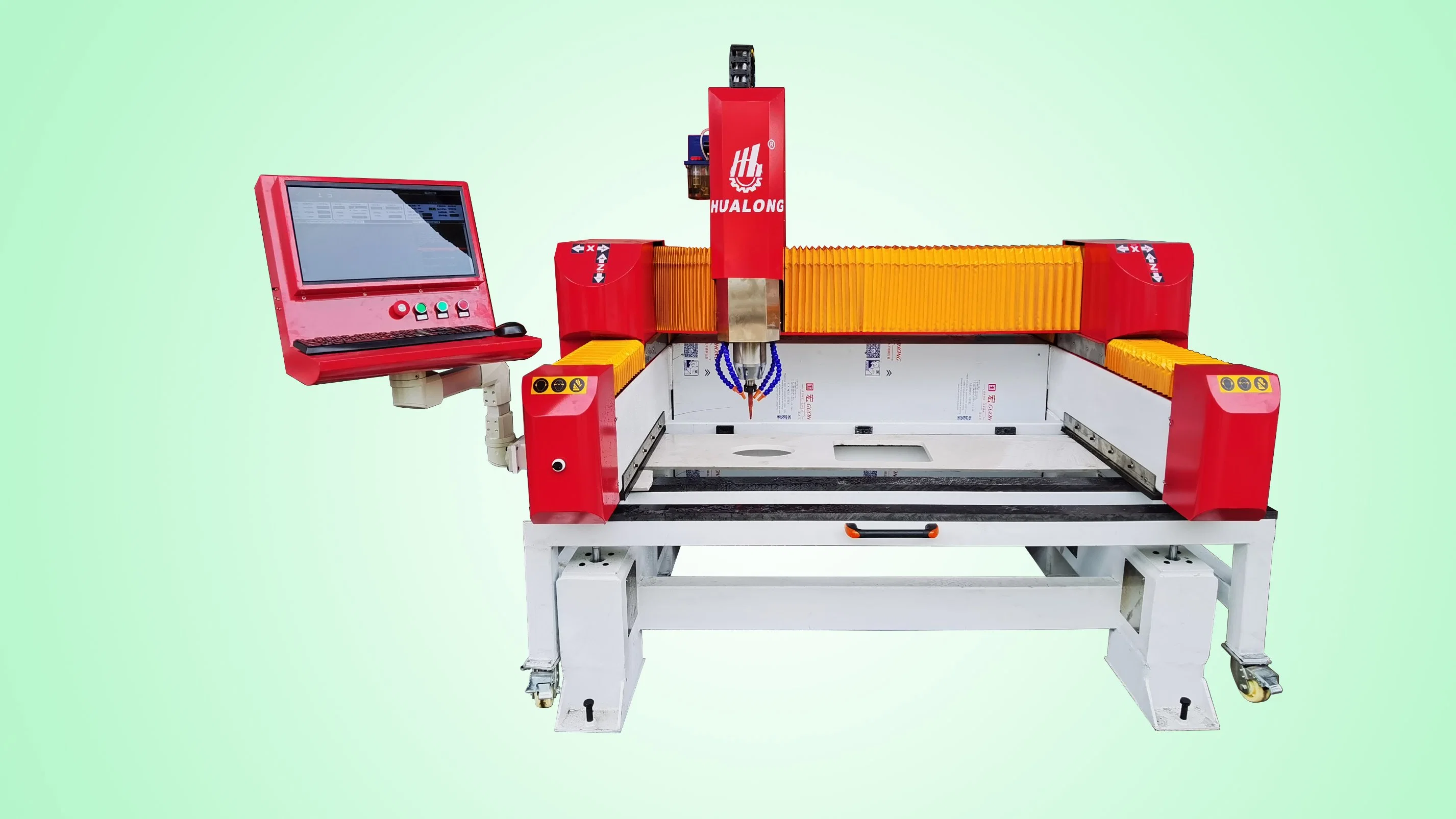 Cheap Multifunction Marble Granite Countertop Sink Hole Cutting Polishing Machine CNC Router Stone Carving Engraving