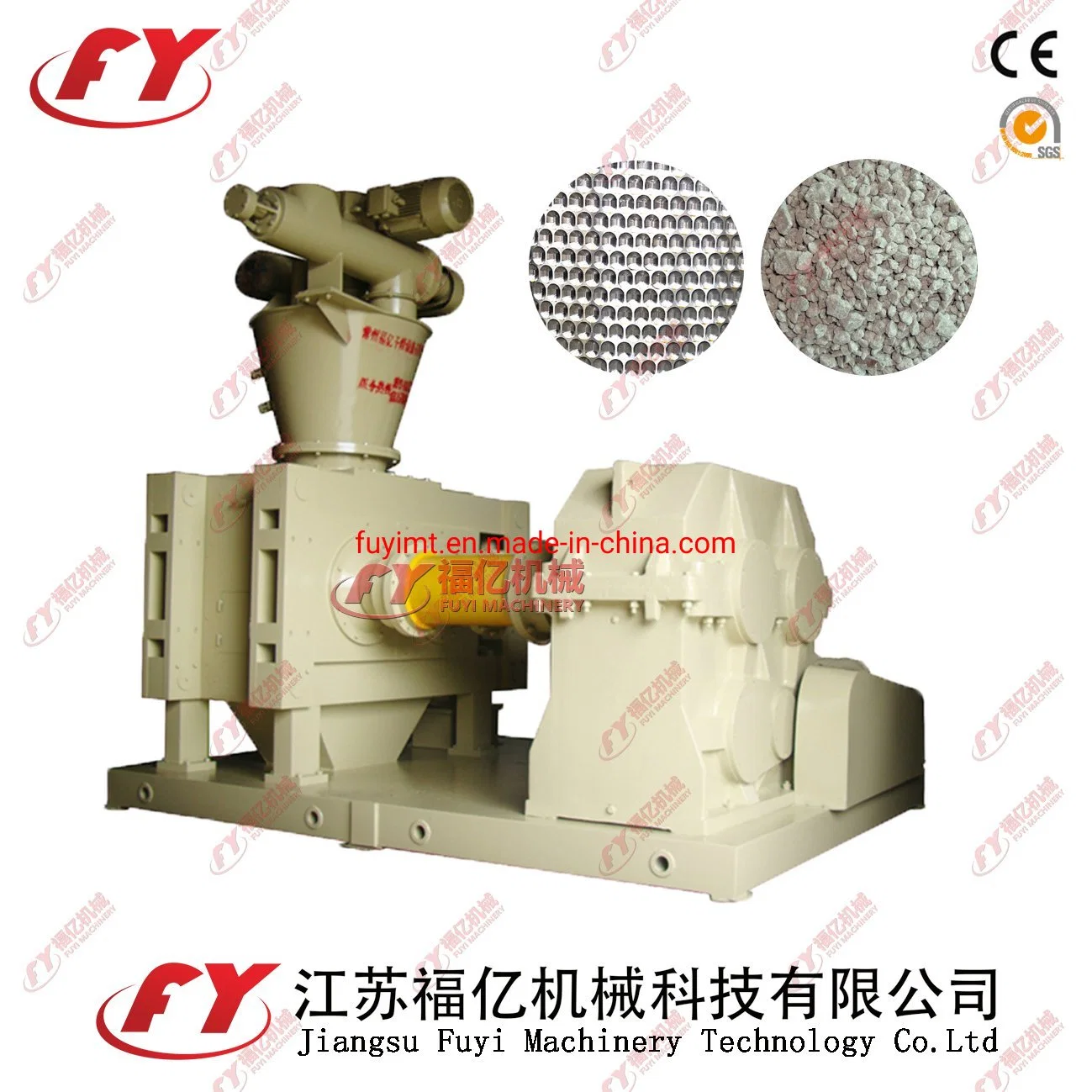 Classy Performing chemical fertilizer double roller granulator With Low Energy Consumption