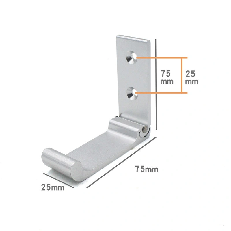 Foldable Metal Living Room Wardrobe Clothes Hidden Hook Kitchen Wall Bracket Hook