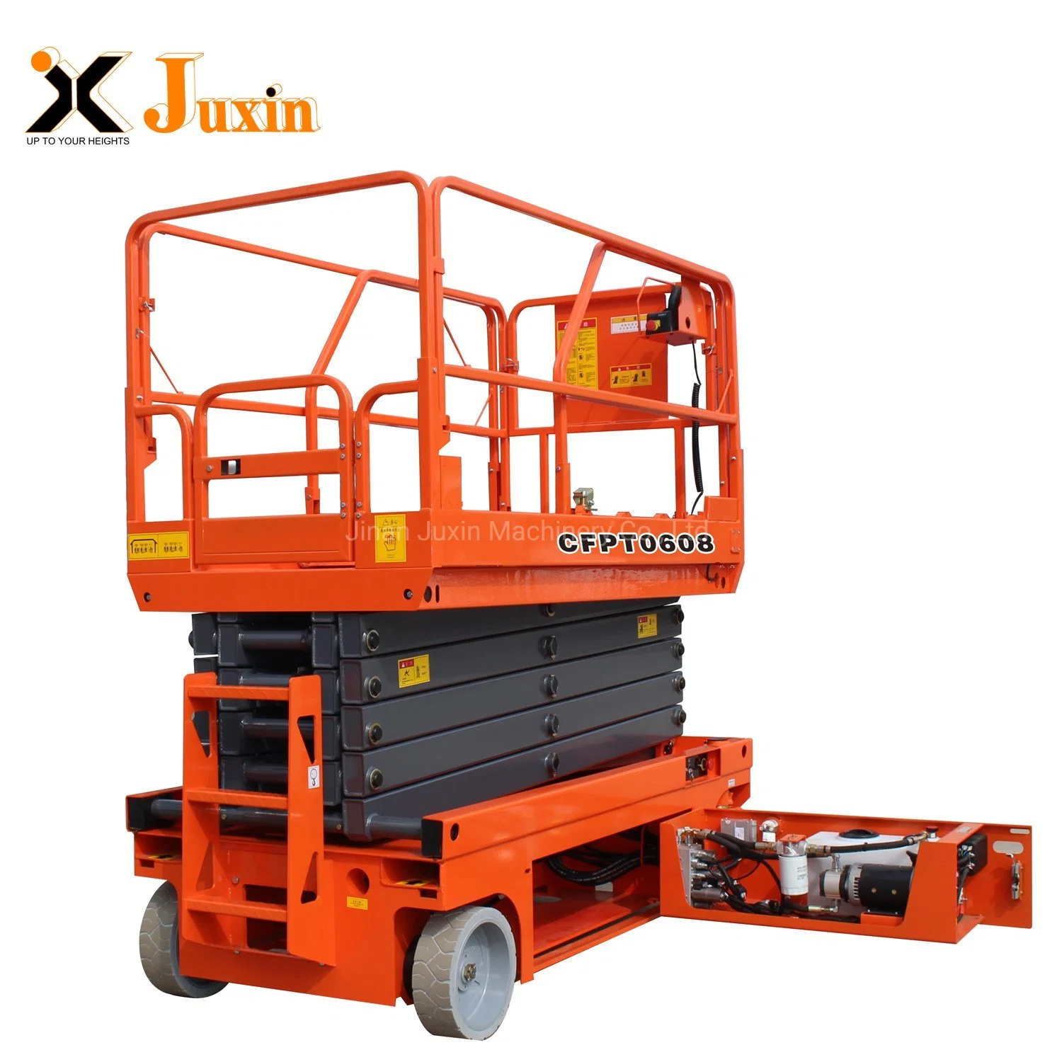 14m Mobile Hydraulic Scissor Lifting Platform Man Lift for Building