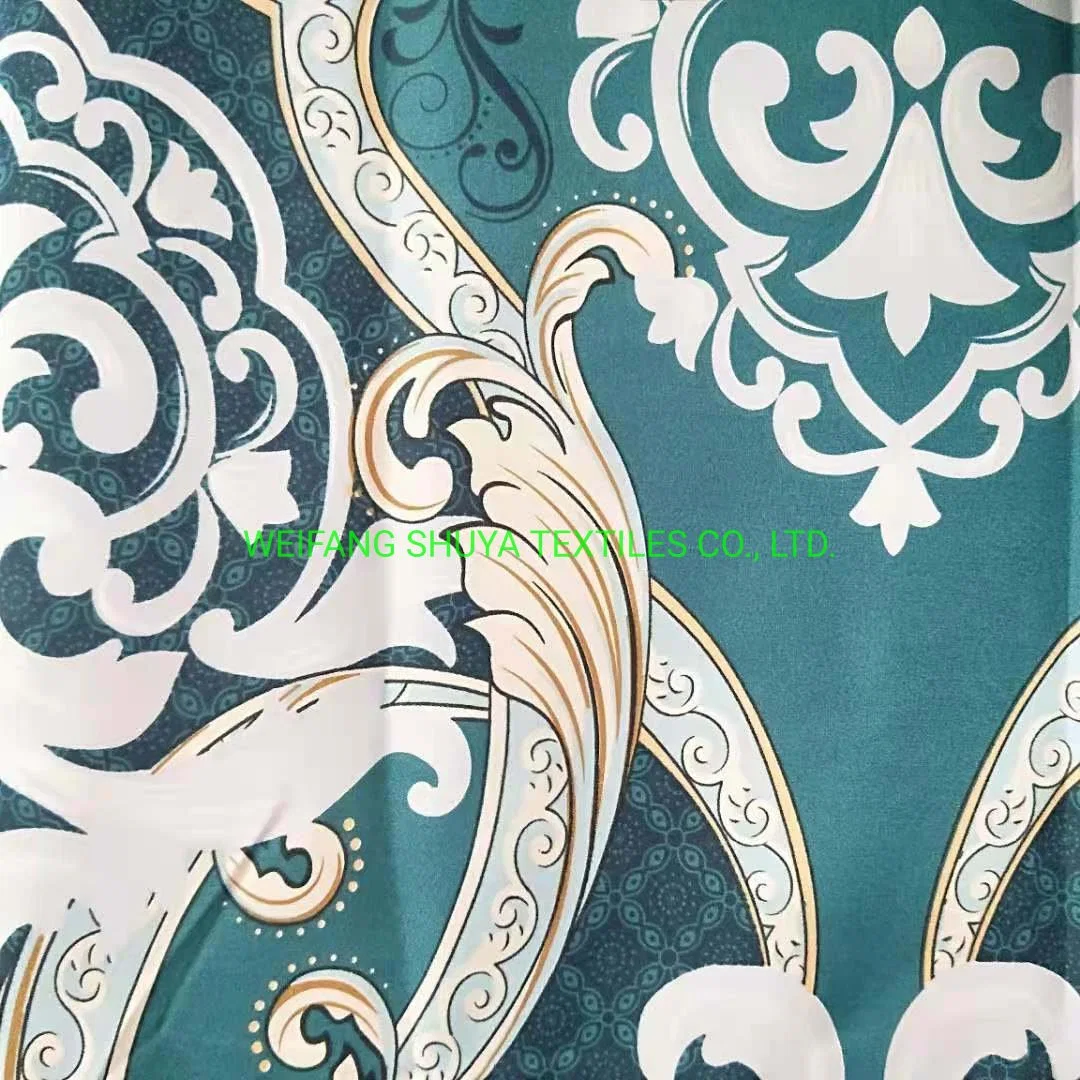 New Fashion 100% Polyester Woven Disperse Printed Bed Sheet Fabric
