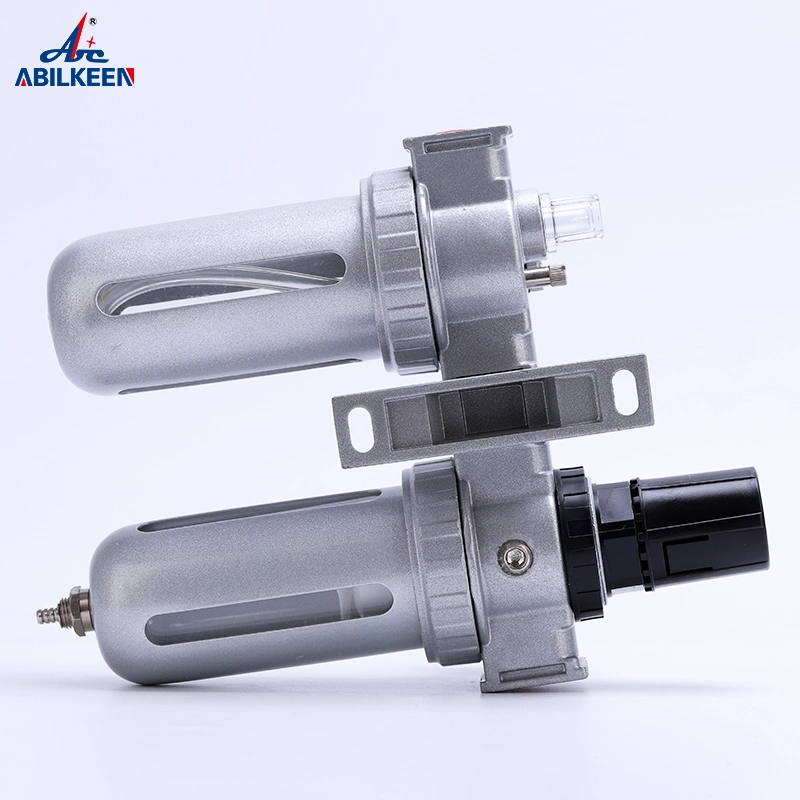 Manual Drain Sfc 400 Air Source Treatment Pressure Standard Water Trap Lubricator Combination Filter Regulator Air