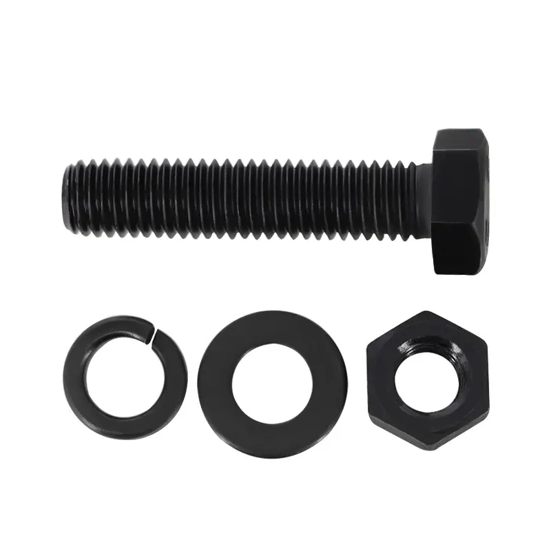 Heavy Hex Bolt with Grade 8.8 High Strength and Nut Washer -Made in China Fasteners