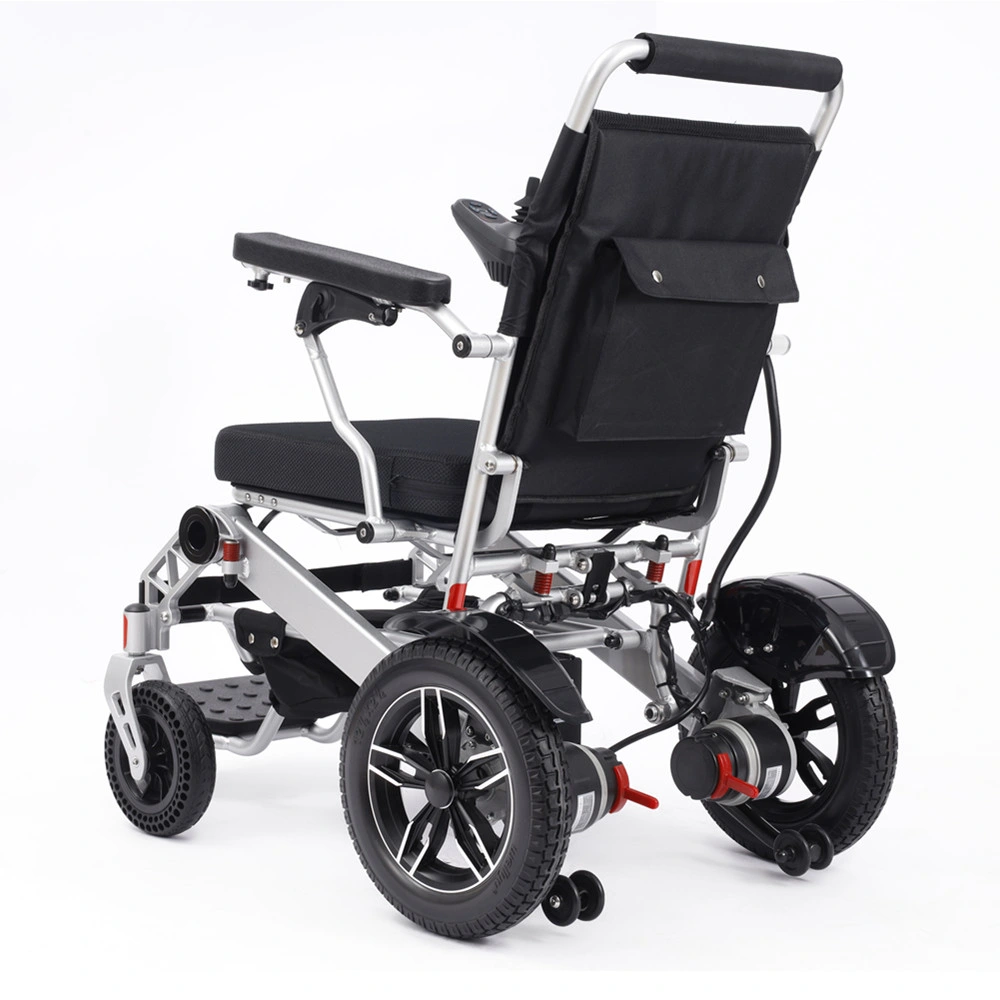 500W Motor Lightweight Portable Motorised Wheelchair for Disabled with Lithium Battery 12ah