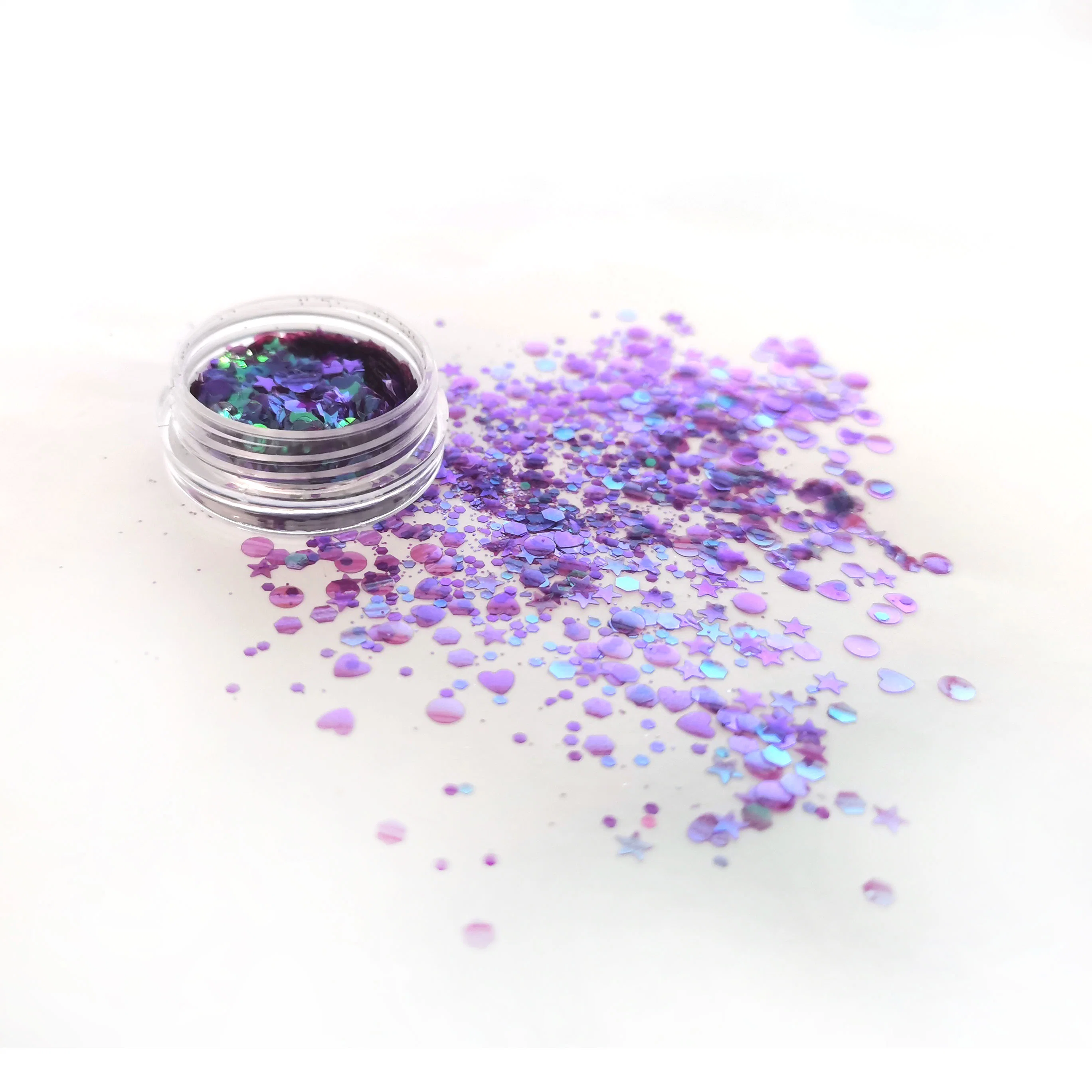 Fast Shipping Craft Decoration Glitter Mixed Polyester Glitter Powder