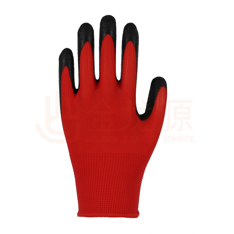 Objetivo general de la mano los guantes de trabajo de los hombres de Invierno de látex de nylon recubierto de guantes de trabajo de seguridad de protección guantes de trabajo para la construcción