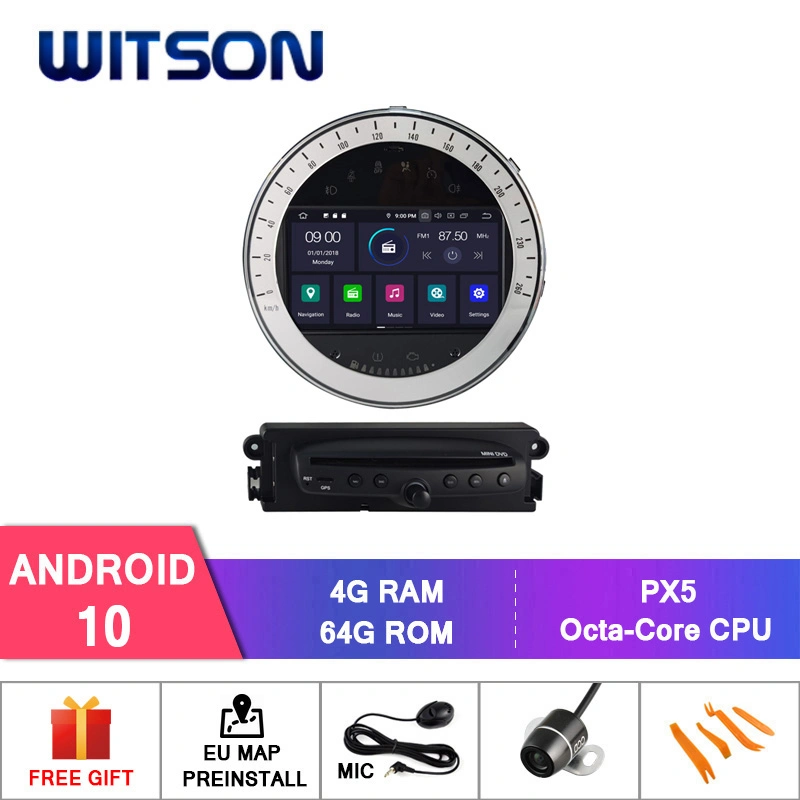 Witson Quad-Core Android 10 Car Radio for BMW Mini Cooper 2006-2013 Vehicle Multimedia Video Player