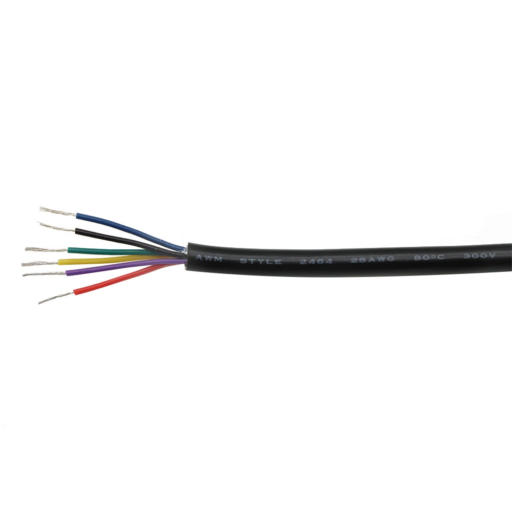 Factory Insulated PVC Sheath Electric Wire Electrical Flexible Electronic Computer Cable UL2464