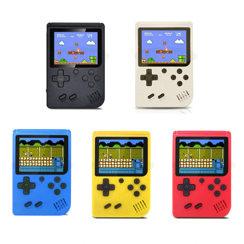 Ordinateur de poche Joueur de jeu portable console de jeu vidéo de 3 pouces de 400 jeux rétro dans 1 Classic Écran LCD couleur 8 bits pour les garçons Cadeaux