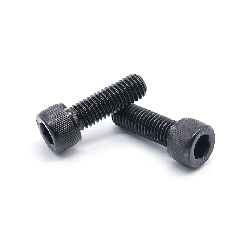 #10 Nylon Patch Black 304 Passivation Round Head Cap Bolt