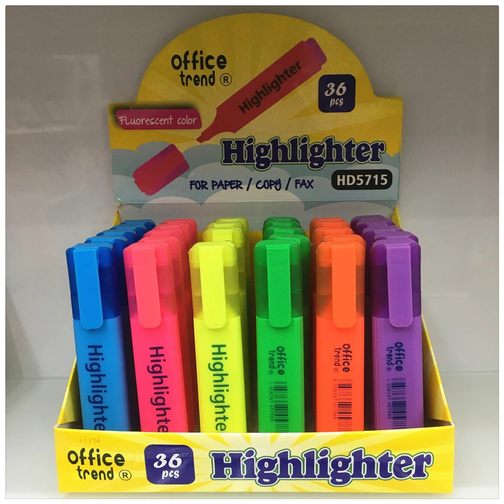 Wholesale Highlighters Fluorescent Markers Pen Stationery Office Supply