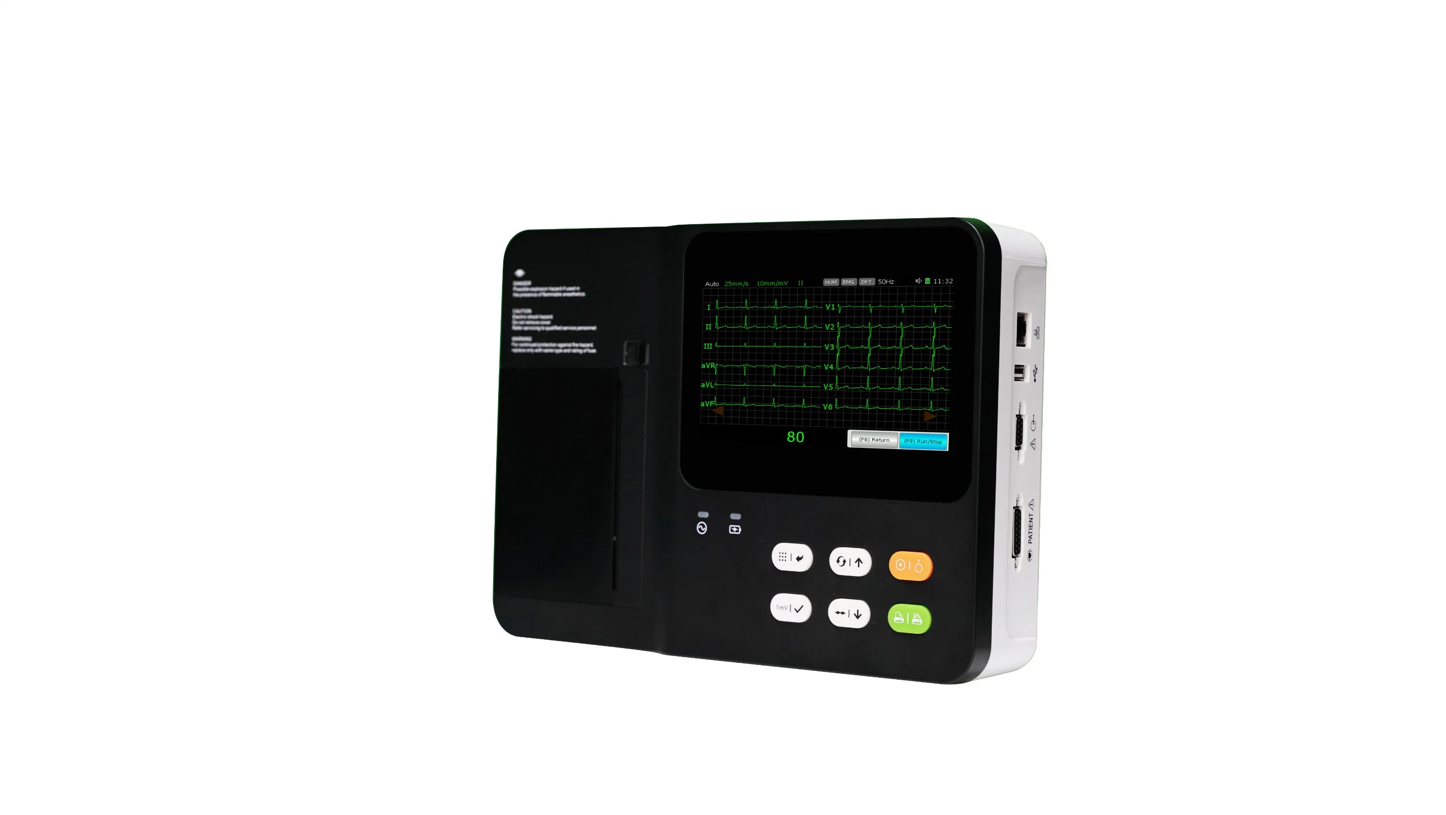 CE Approved Digital Portable ECG Ekgmachine with WiFi and Touch Screen Workspace