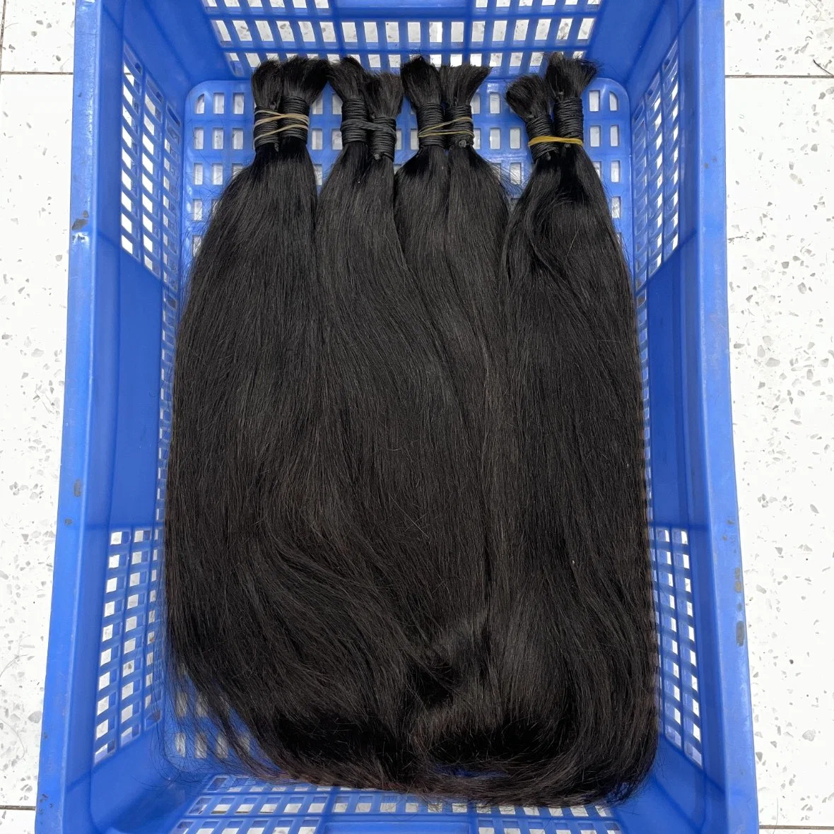 Chinese Bulk Hair Extensions Double Drawn Mongolian Hair