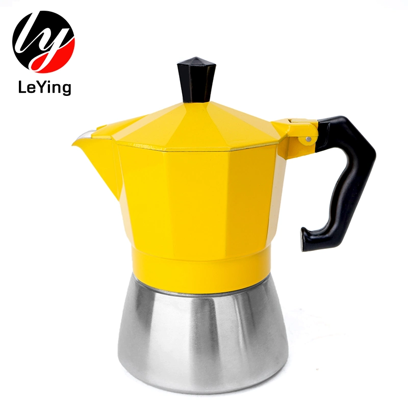 Wholesale/Supplier Classic Espresso Aluminum Coffee Maker Italian Style 3/6/9/12cups Espresso Cup Moka Pot