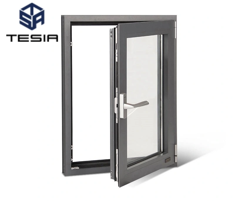 Sound Proof High Air Tightness Aluminum Tilt Turn Window