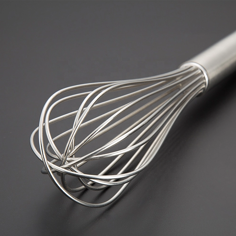 Kitchenware 8 Inches Mini Stainless Steel Egg Whisk Handheld Manual Egg Beater