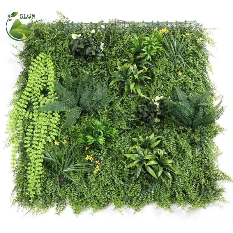 Hanging Artificial Plant Boxwood Hedge Plants Panels Grass Green Wall Vertical Garden