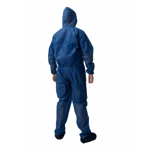 Customized Disposable Nonwoven White Chemical Coverall/Biosecurity Without Boot Disposable Hazmat Suit