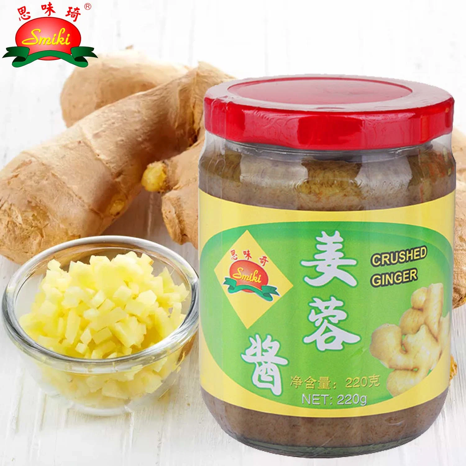 Organic Minced Ginger/Crushed Ginger with Brc, FDA, HACCP, ISO, Health Certificate for Australia