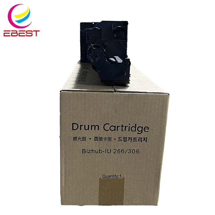 متوافق مع Ebest مع شركة Konica Minolta IU-266 Iu266 Drum Cartridge Bizhub 266 306 Aurora Ad268 308 وحدة أسطوانة الطابعة الناسخة