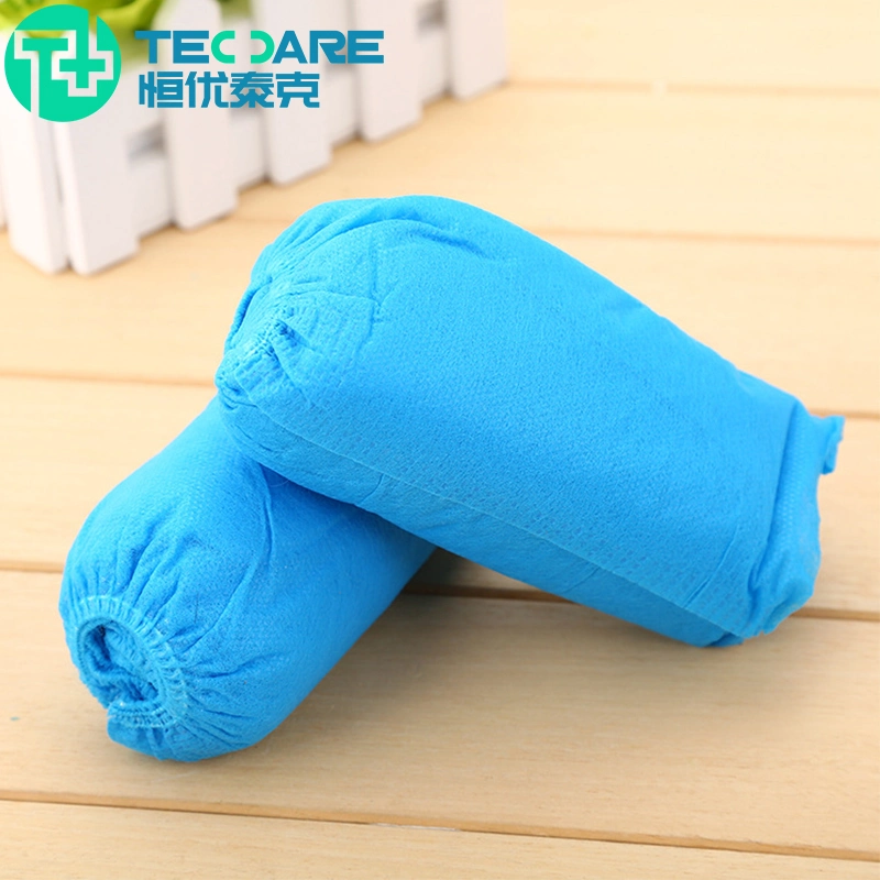 Factory Wholesale/Supplier Disposable Non-Woven Foot Protective Anti Slip Shoe Covers for Indoor