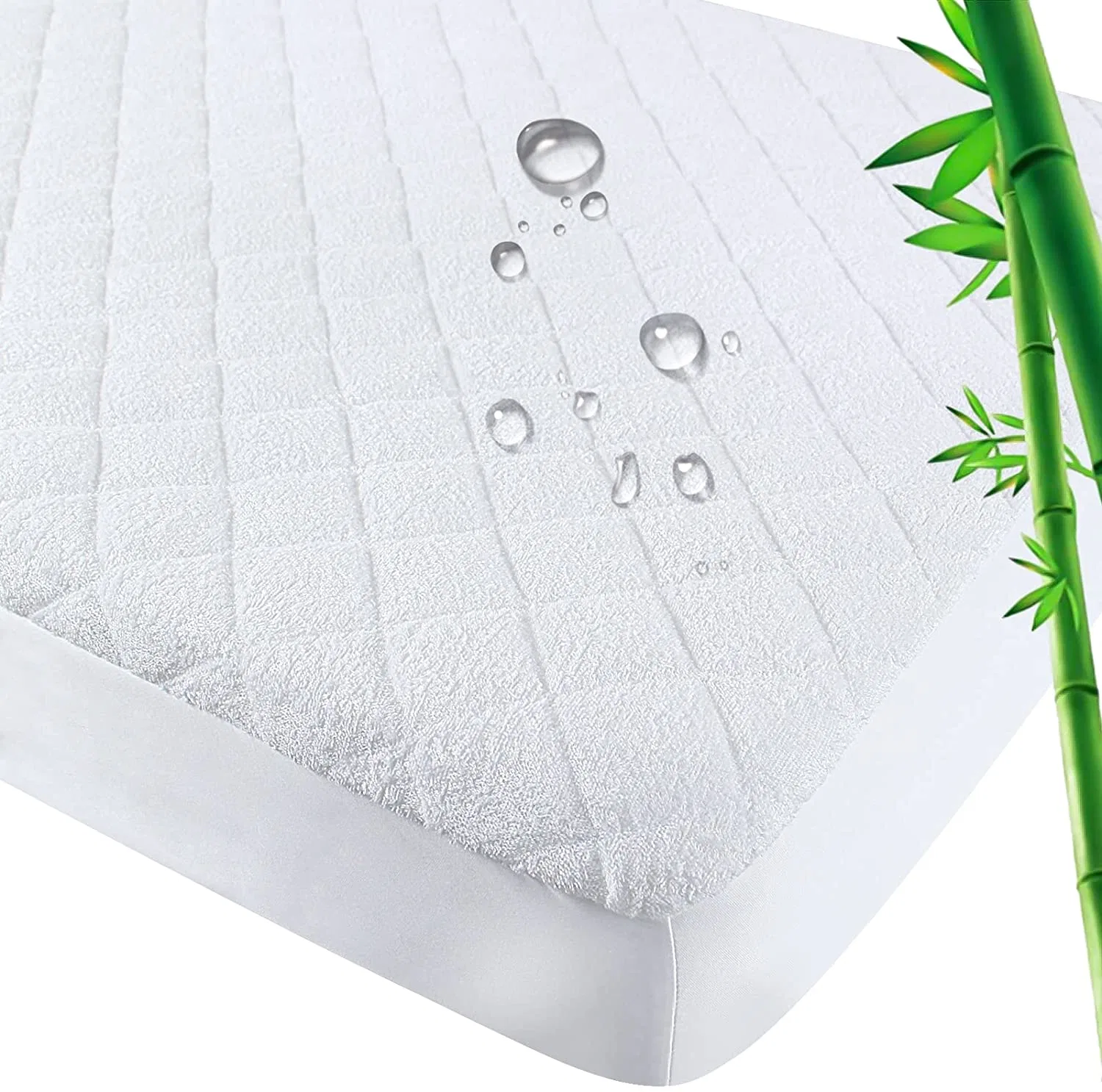 Waterproof Pad Cover Breathable Ultra Soft Cotton Toddler Crib Mattress Pad