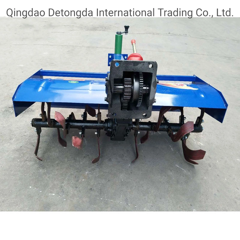 Agriculture Multifunctional Rotary Cultivator Point Linkage Ground Tiller Machine Gasoline Power Tiller Driven by Walking Tractor