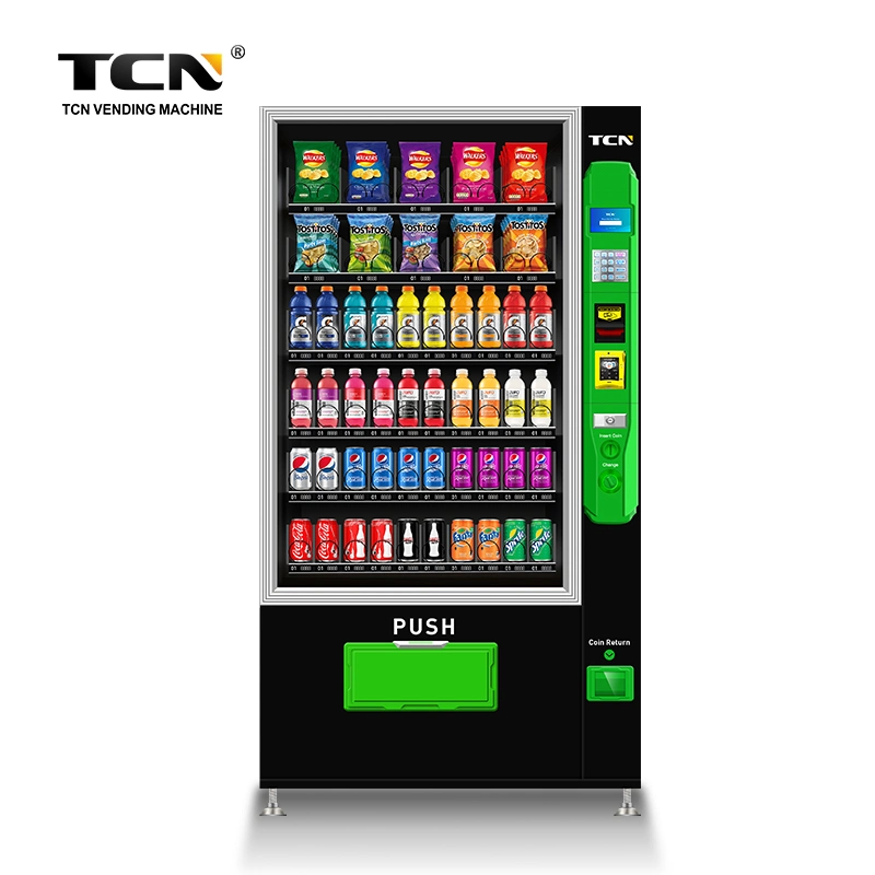 Tcn Standard Vending Machine Keyboard Drinks and Snack Vending Machine with Coin and Bill