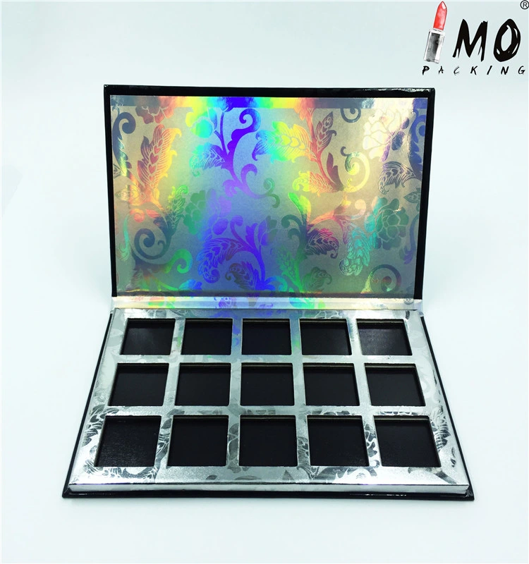 Hot-Sale New Paper Eyeshadow Case Laser Custom Folded Eyeshadow Palette