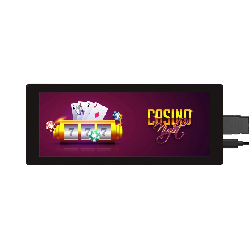 6.86 pulgadas TFT LCD táctil de tipo barra de la pantalla de Juegos de Casino