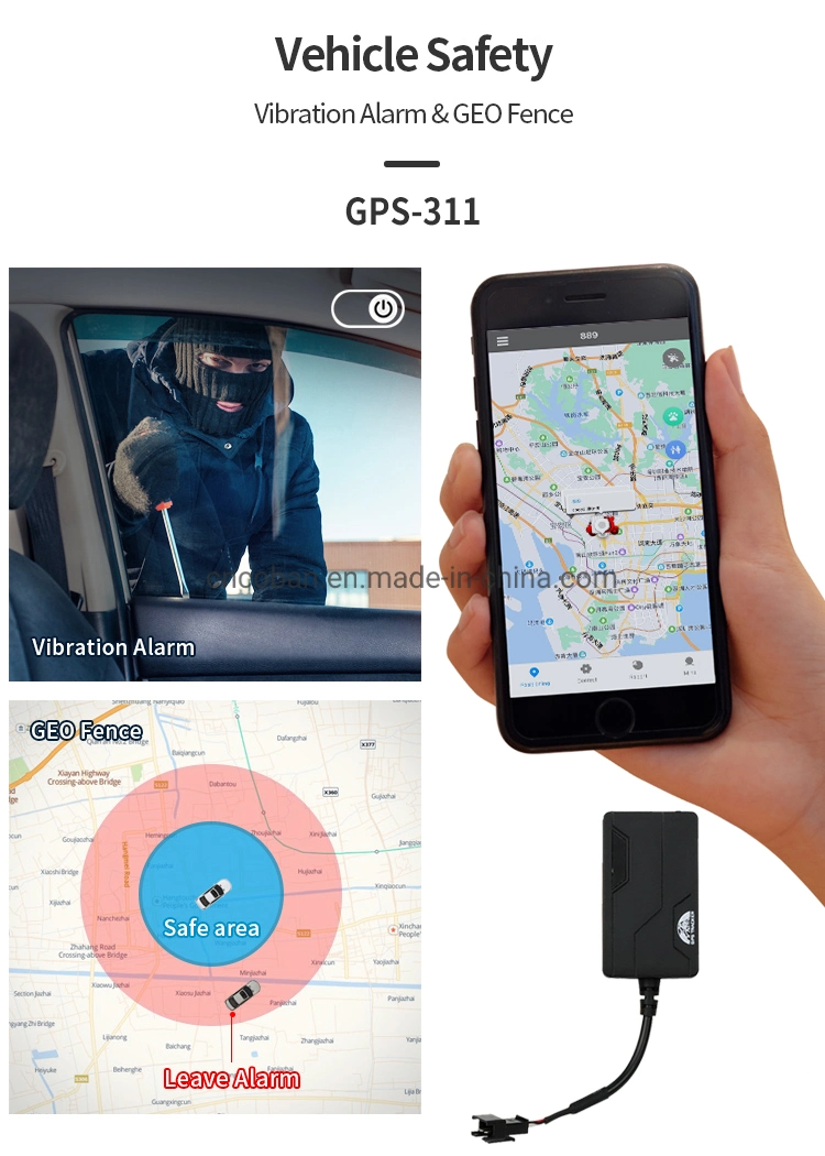 3G 4G de Rastreo Satelital motocicletas Trackers GPS 311c admite TCP/UDP Protocolo GPRS y sistema de seguimiento de servidor Web gratuito