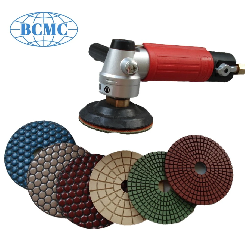 Bcmc Portable Air Wet Cut Grinder for Granite Marble Stone Wet Air Cutter Angle Grinder Other Pneumatic Tools