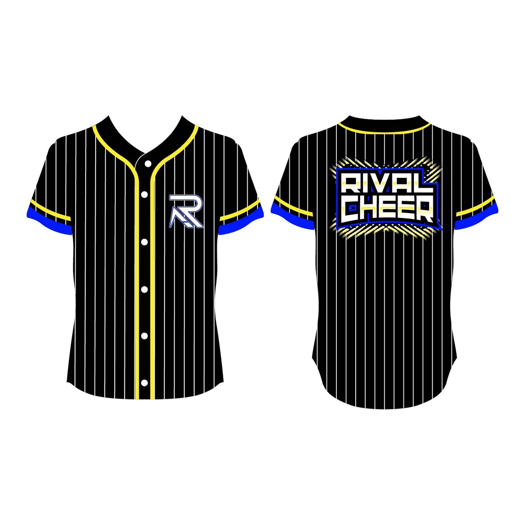 Wholesale/Supplier Custom Striped Baseball Jersey Sublimation Print OEM Design Your Own Softball Jersey