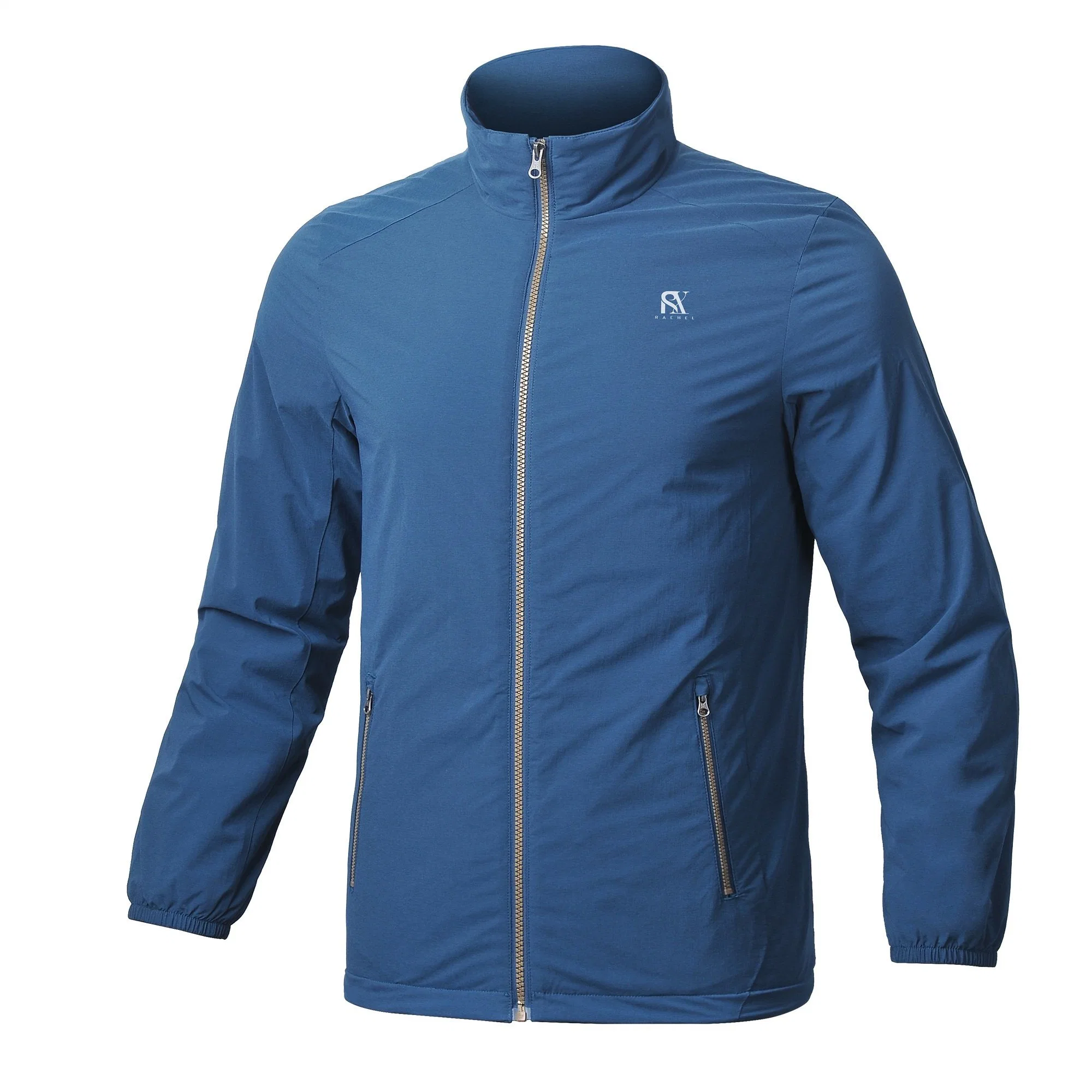 Veste coupe-vent imperméable mode pour l'extérieur coupe-vent Blue pour homme