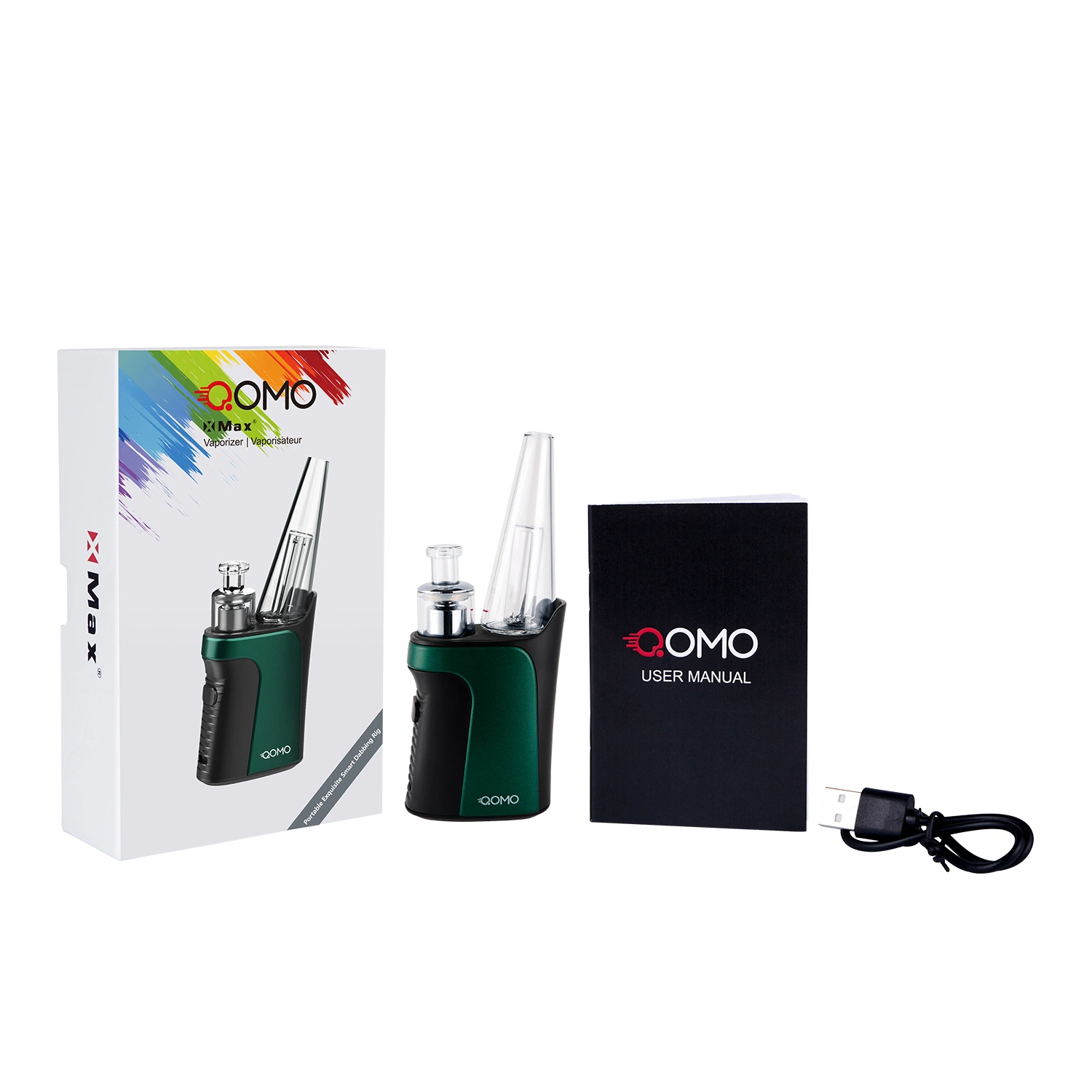 Usine d'origine concentré électronique de la cire Qomo DAB Rig Xmax vaporisateur