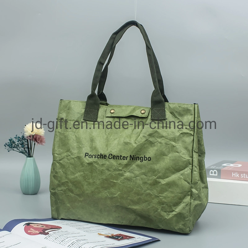 High quality/High cost performance  Washable Tyvek Custom Logo Waterproof DuPont Tote Bags