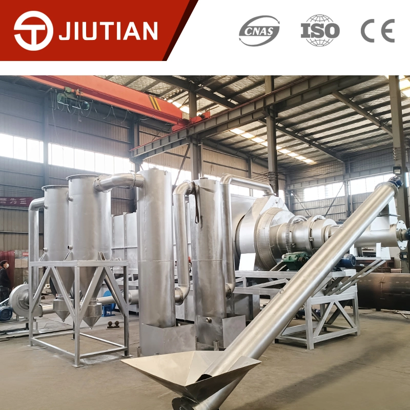 Energy-Saving Double-Layer Continuous Biomass Wood Chips Pyrolysis Equipment Price