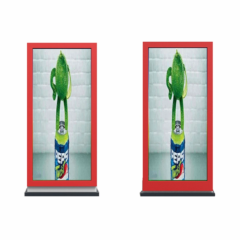 المجتمع/الحديقة/المحطة Smart Advertising Light Box Metal Custom سلة المهملات