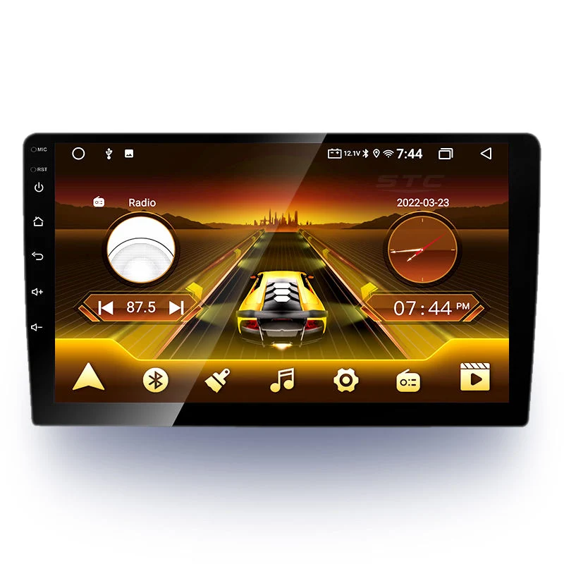 Stc Android 10 Car Video 7 Inch Touch Screen 2 DIN Android Car Radio WiFi GPS Front USB Car DSP Audio Amplifier