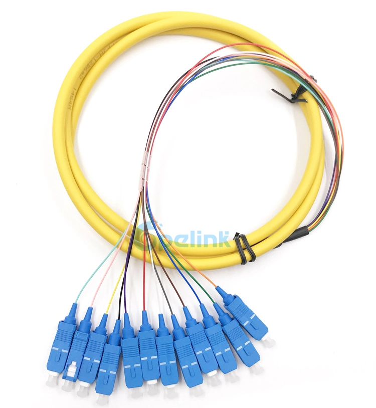 High quality/High cost performance Distribution Optical Fiber Pigtail Sc/Upc for Fiber Optic Data Transmission