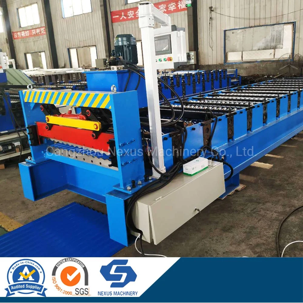 Cameroon Iron Corrugated Galvanized Steel Roofing Sheet Roll Forming Machine