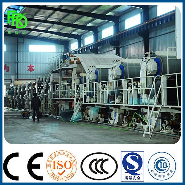 279 Good Price 1575 mm 10-15t/D Fourdrinier Section Waste Paper Recycling Machine Duplex Board Kraft Paper Making Machine Carton Waste Paper Making Mill