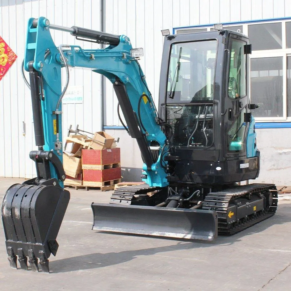 Qilu 2.5 Ton Construction Equipment Mini Crawler Excavator Mini Hydraulic Construction Diggers Farming Machinery